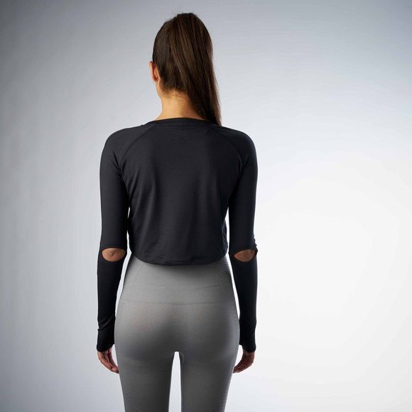 Gymshark | Athleisure | Workout Crop Top | Color: Black | Size: XS - Picture 2 of 4